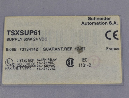 Telemecanique TSXSUP61 Supply