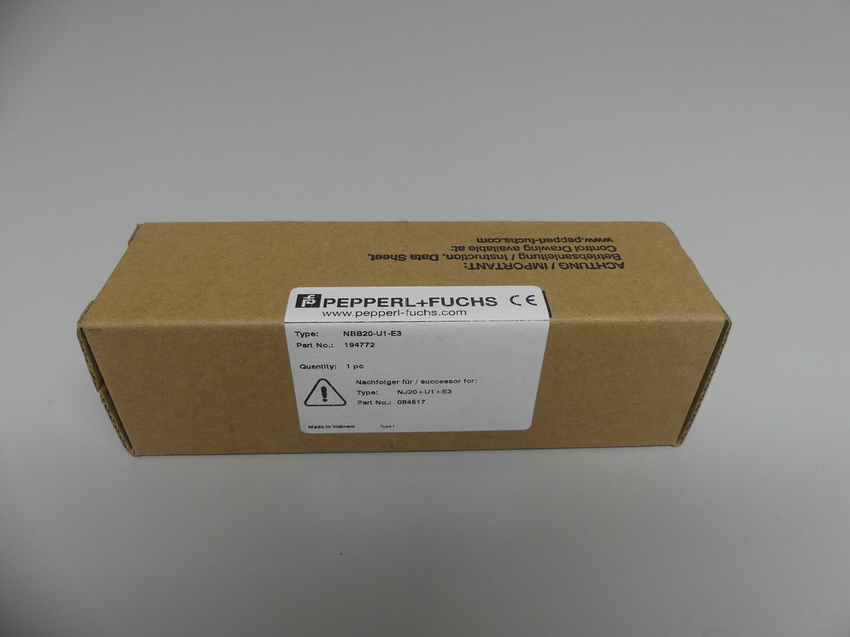 Pepperl+Fuchs NBB20-U1-E3