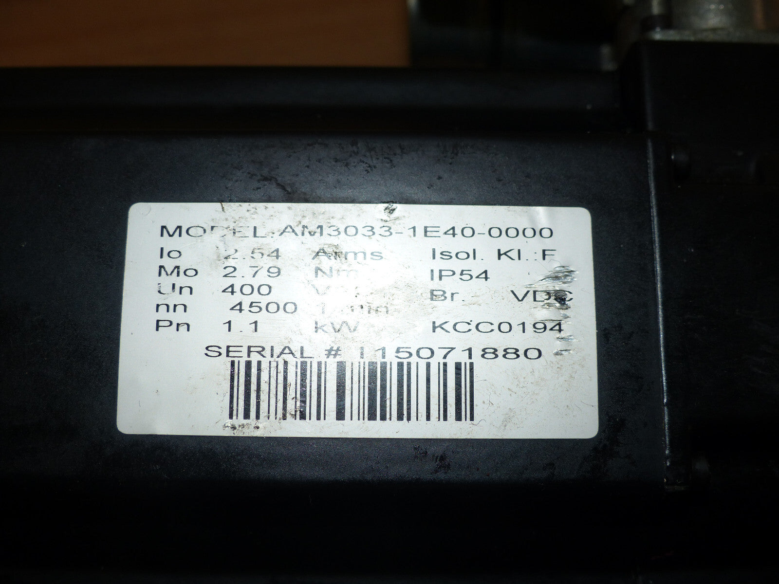 BECKHOFF AM3033-1E40-0000