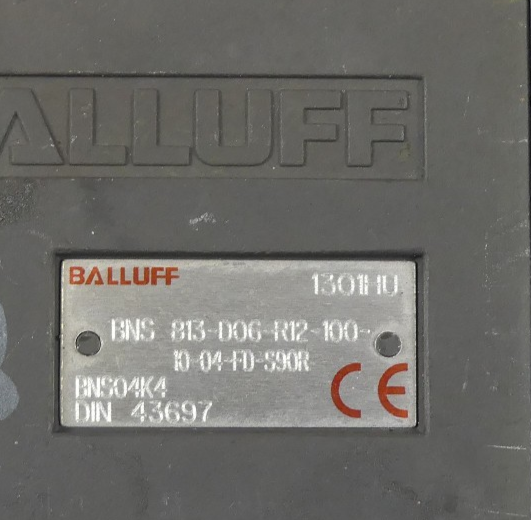 BALLUFF 1301HU BNS 813-D06-R12-100-10-04-FD-S90R BNS04K DIN 43697