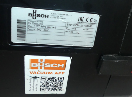 BUSCH SECO SV 1040 C 000 Vakuumpumpe