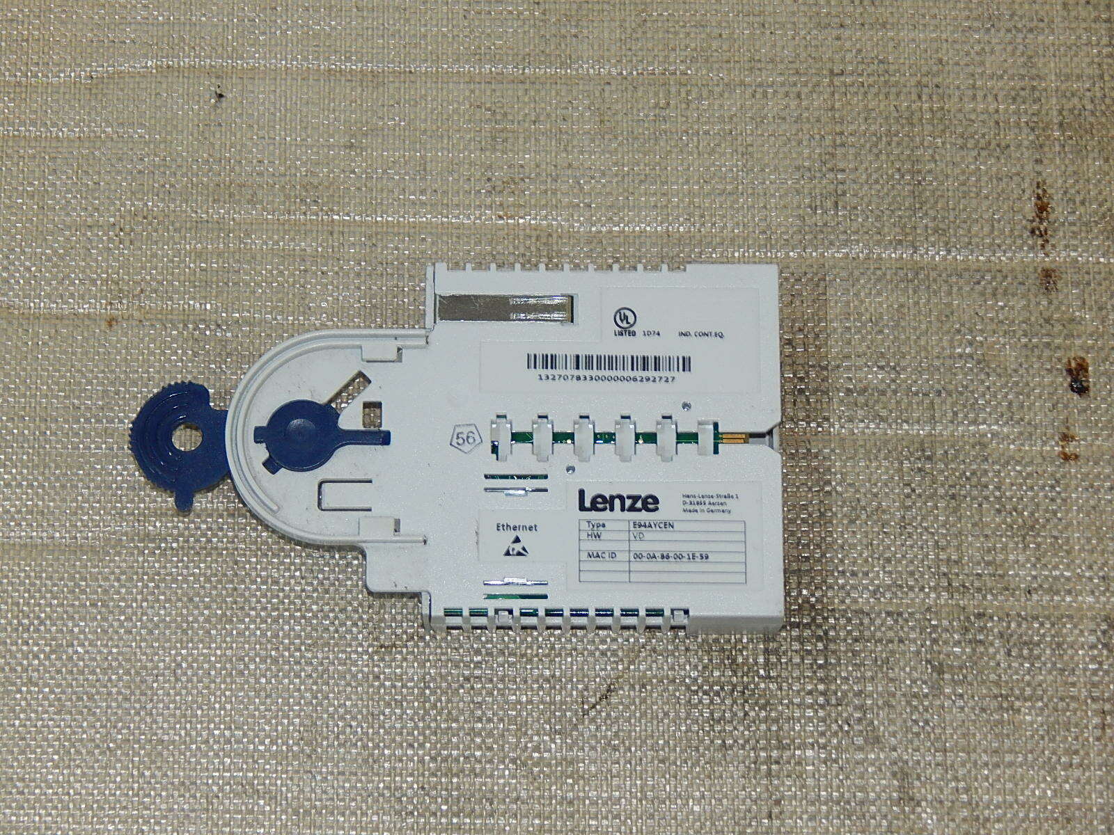 Lenze Extension Module Ethernet E94 AYCEN used