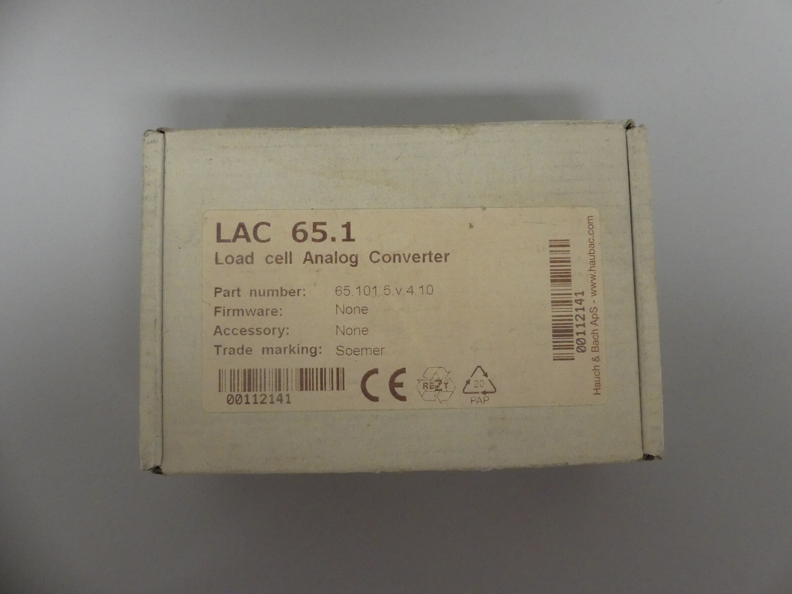 LOAD CELL ANALOG CONVERTER LAC 65.1