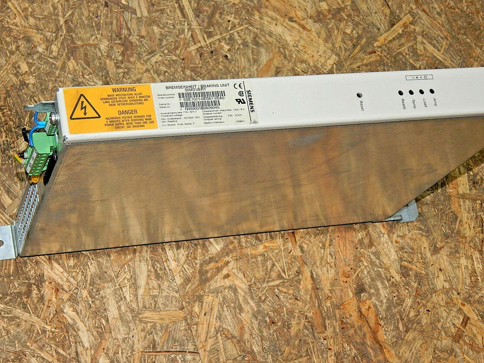  SIEMENS SIMOVERT Bremseinheit 6SE7021-6ES87-2DA0  Braking Unit used