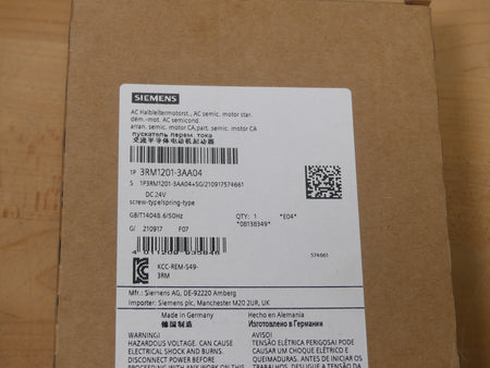 Siemens 3RM1201-3AA04