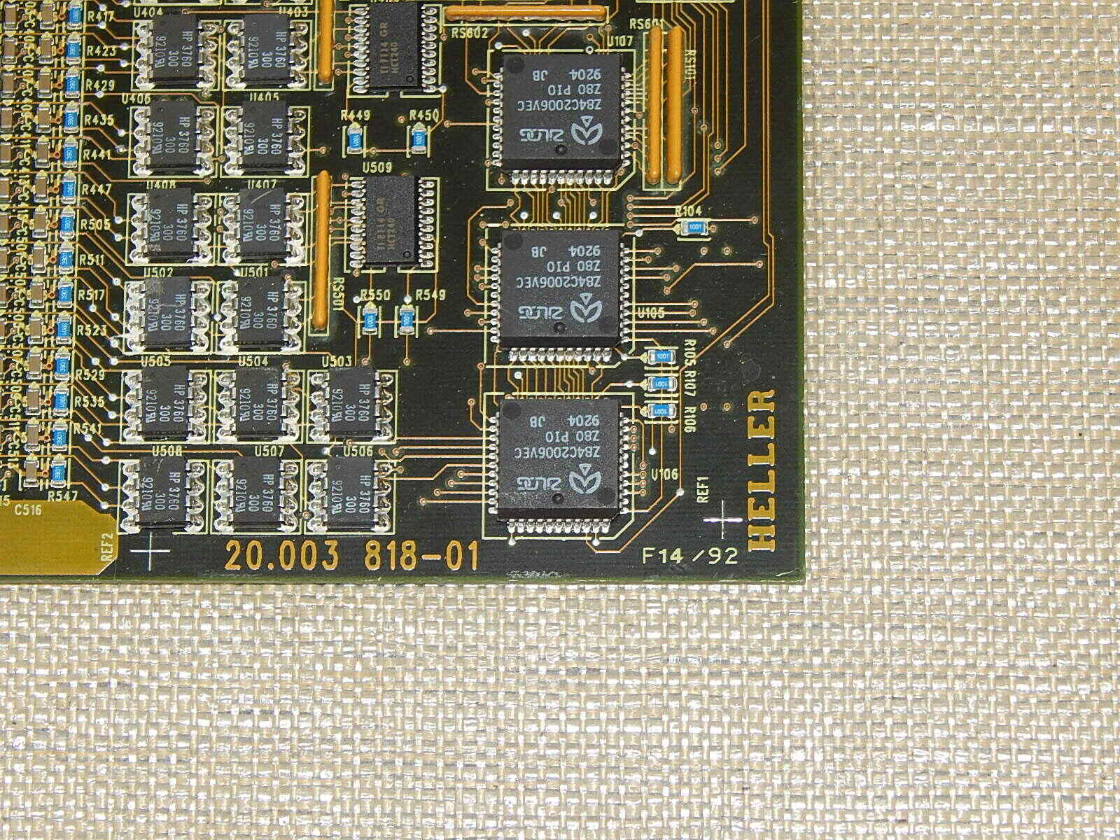 Heller Uni-Pro Steuerkarte 20.003 818-017   F14/92