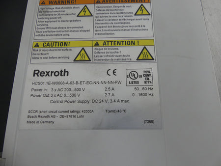 Rexroth HCS01.1E-W0008-A-03-B-ET-EC-NN-NN-NN-FW