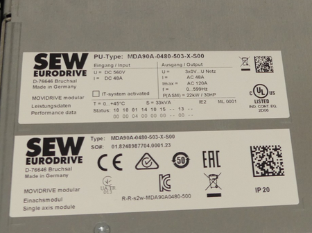 SEW EURODRIVE  MDA90A-0480-503-X-S00 +  CSA31A