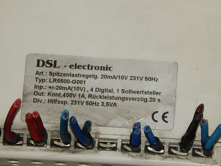  DSL - electronic LR5500-G001 Spannungsschutzrelais LR5500G001 used s.Bilder