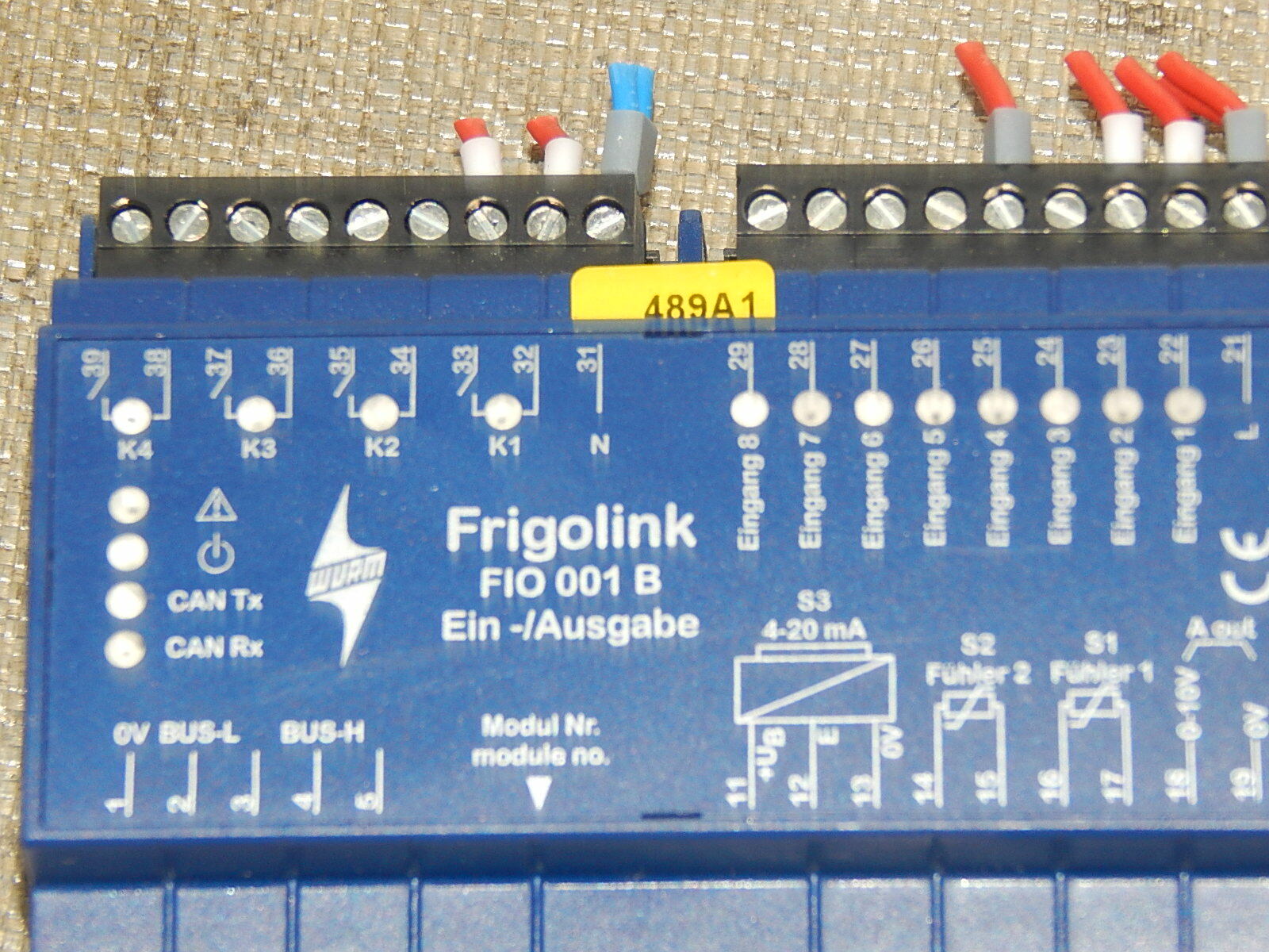 wurm Frigolink FIO 001 B Kühlstellenregler FIO001B Used