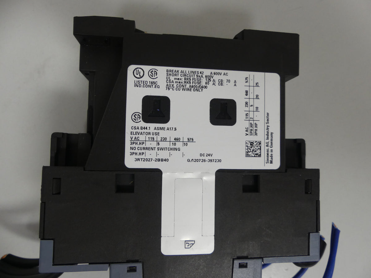 Siemens Sirius 3RT2027-2BB40