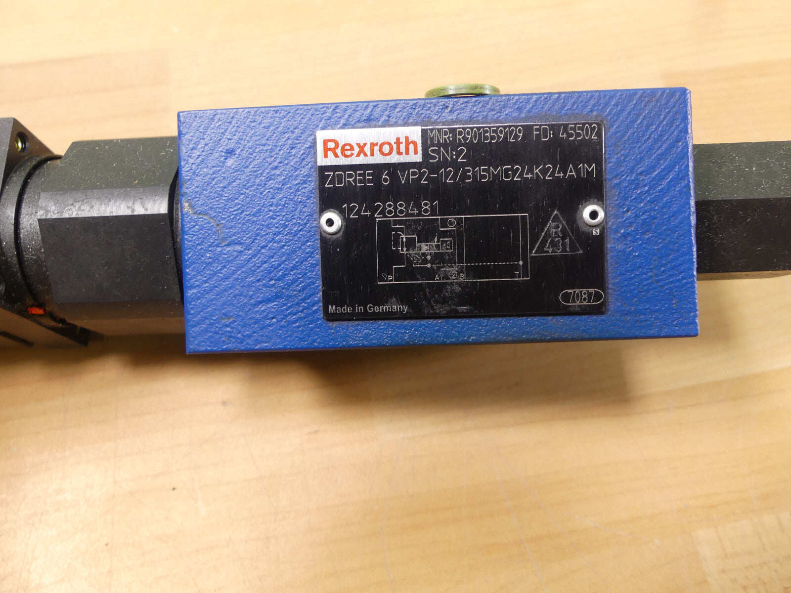 rexroth ZDREE 6 VP2-12/315MG24K24A1M MNR:R901359129 Druckreduzierventil