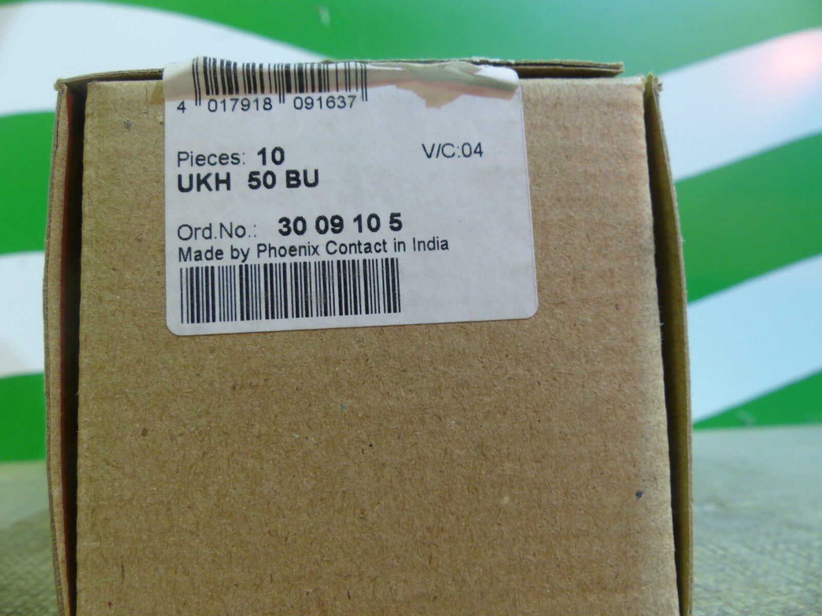 10x Phoenix contact UKH 50 BU