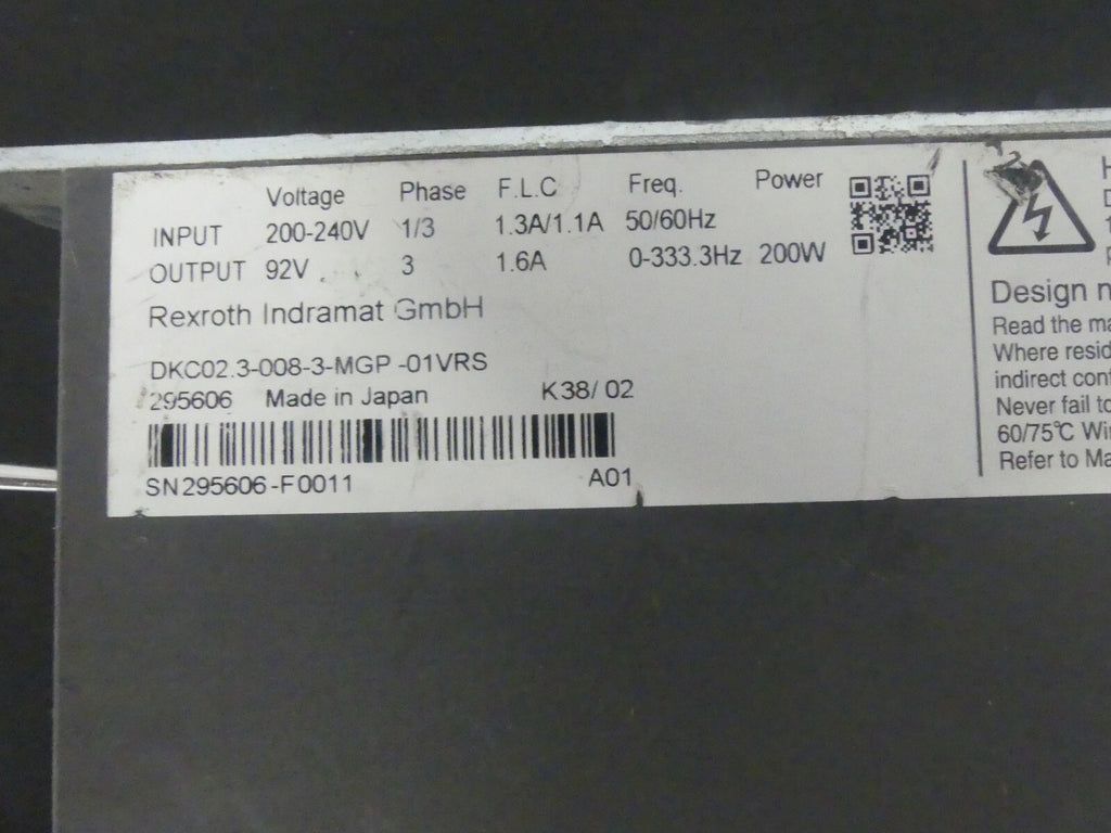 Rexroth DKC02.3-008-3-MGP-01VRS