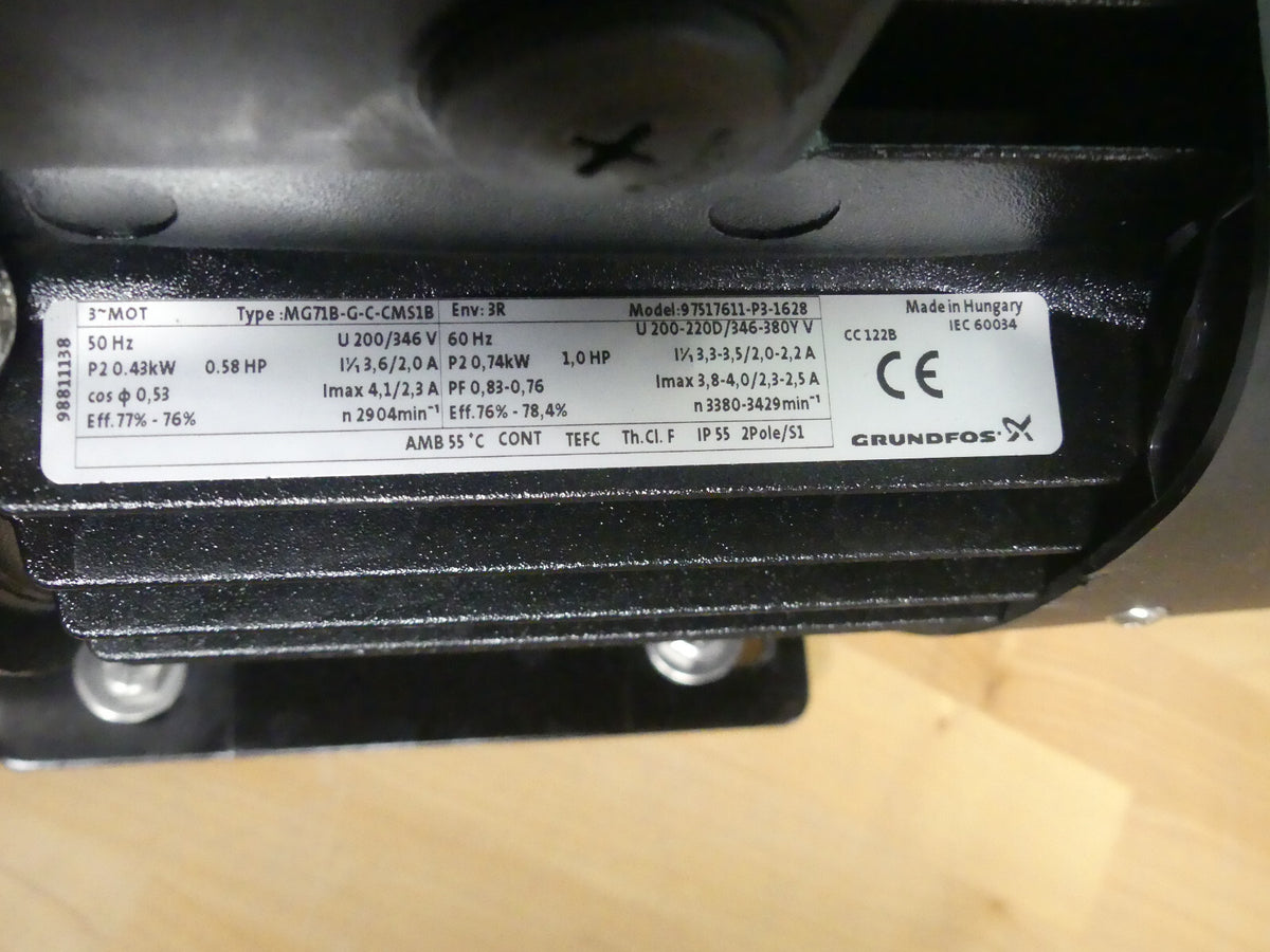 GRUNDFOS CM1-4XR-I-E-AQQE G-B-A-N