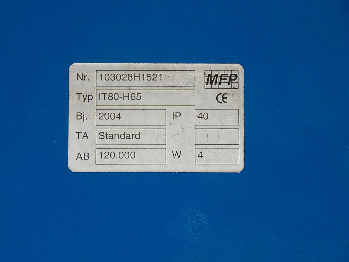  MFP IT80-H Halbbrückentaster Typ:IT80-H65 used