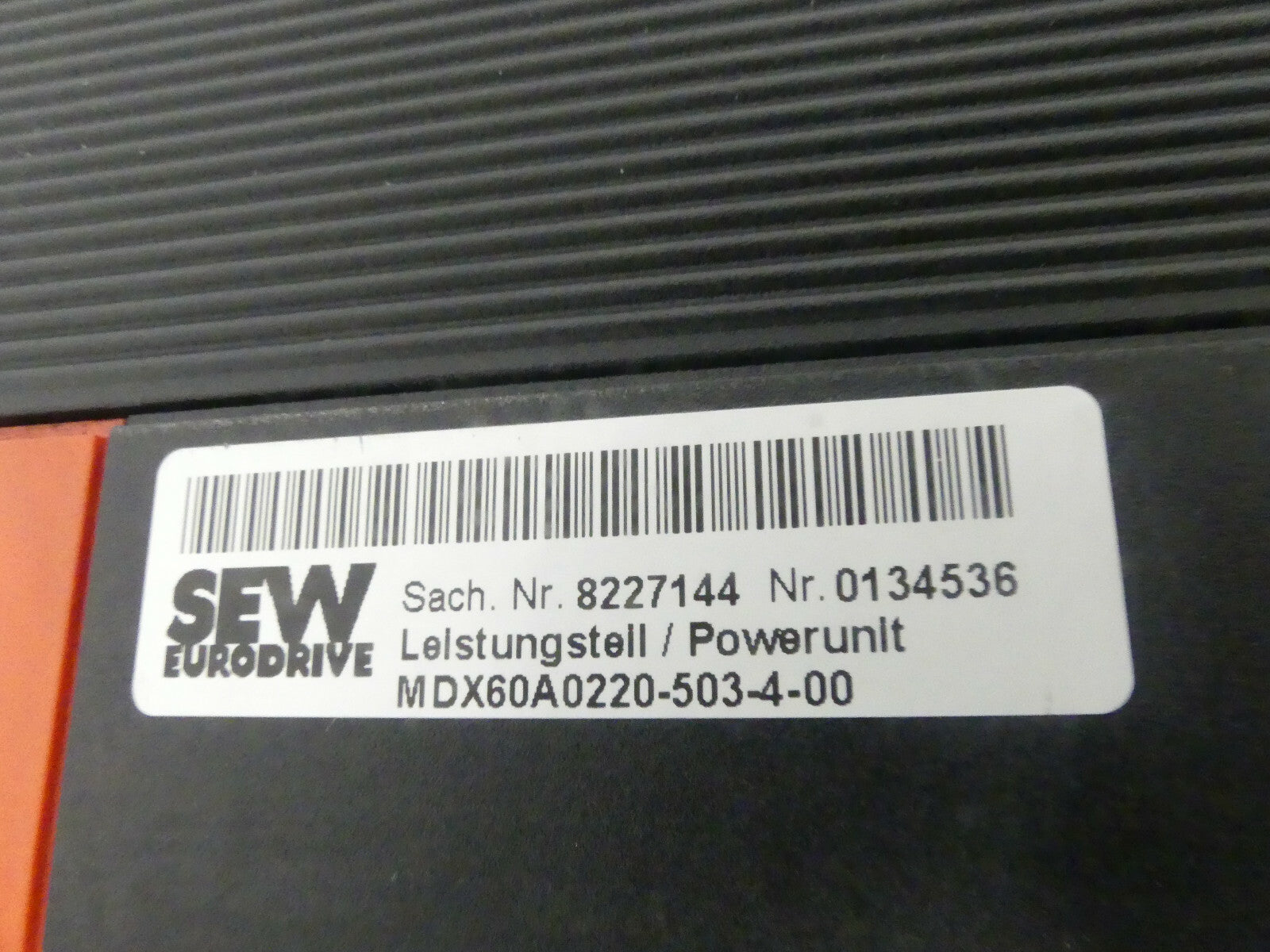 SEW MDX60A0220-503-4-00 + MDV60A0015-5A3-4-00