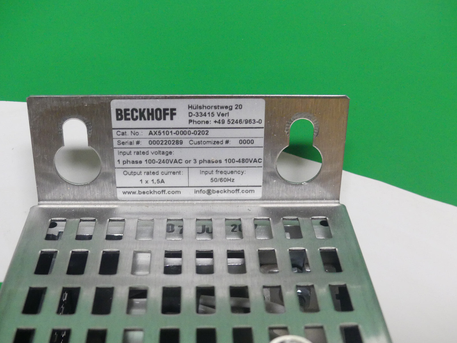 Beckhoff AX5101-0000-0202/AX510100000202 neuewertig s.Bilder