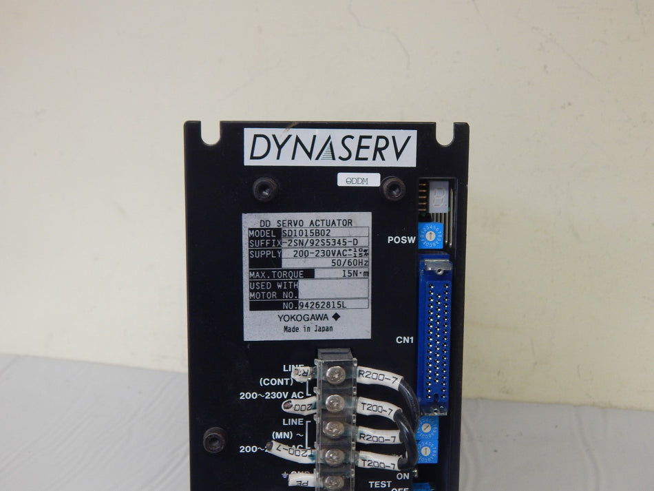 DYNASERV DD SERVO ACTUATOR   SD1015B02
