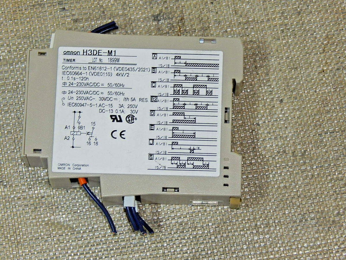 Omron H3DE-M1 Timer AC/DC24-230 Zeitrelais Used