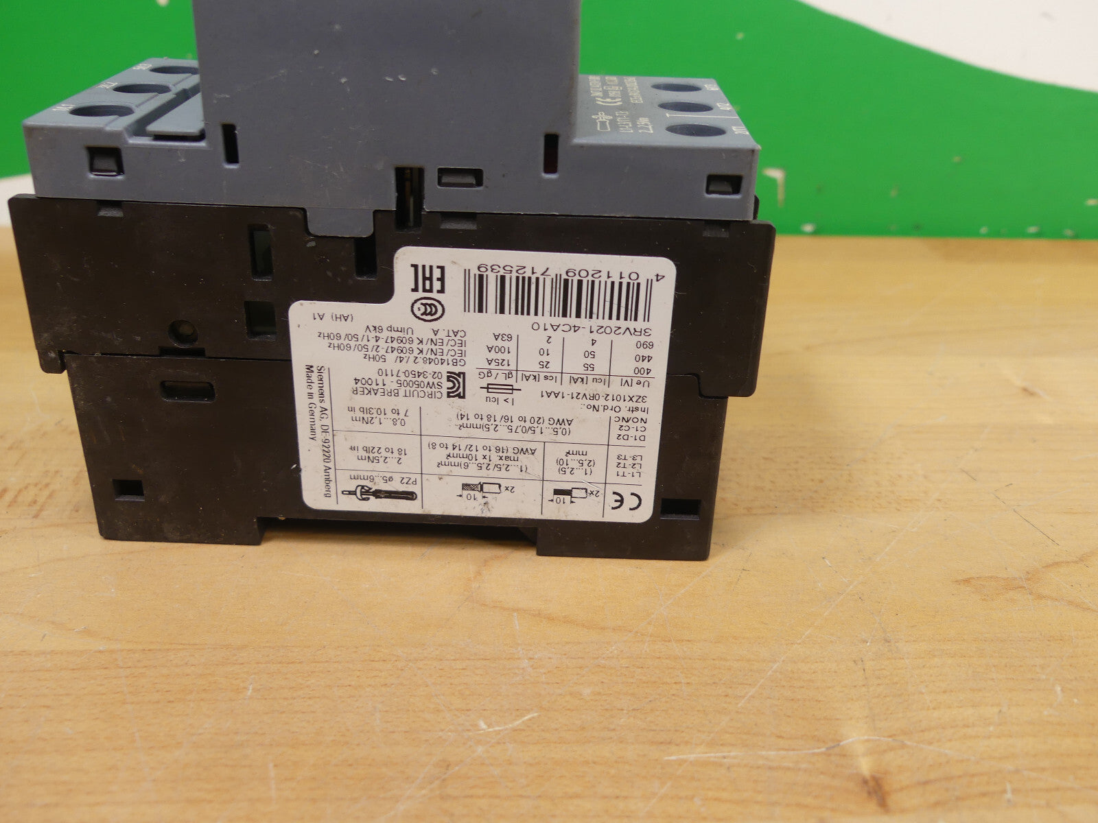 Siemens 3RV2021-4CA10