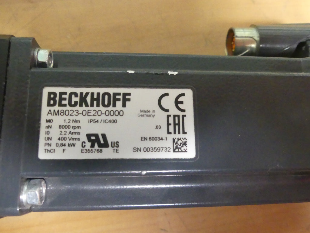 Beckhoff AM8023-0E20-0000 mit tramec EP75/2 Getriebe