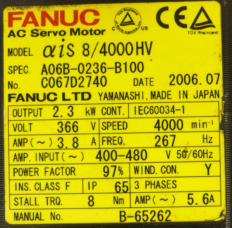 FANUC  A06B-0236-B100