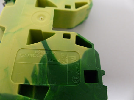 Wago 8x 285-637  2-Leiter Schutzleiterklemme