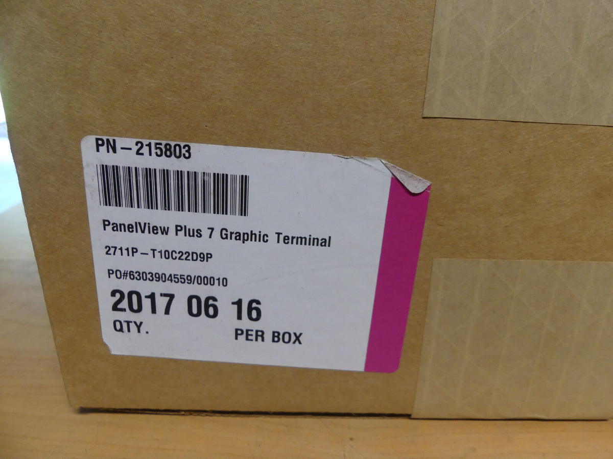 ALLEN-BRADLEY  2711P-T10C22D9P PanelView Plus 7 Color Touch 10 inch Ethernet DC