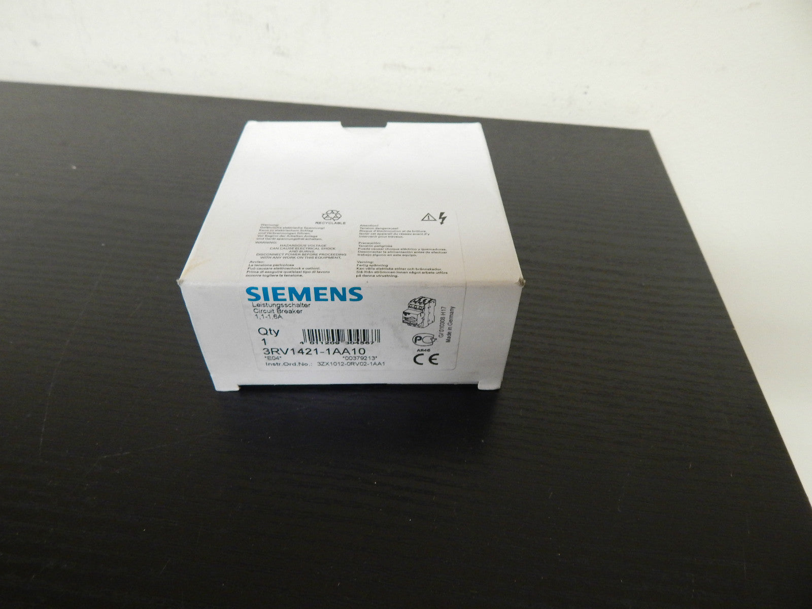 Siemens Leistungsschalter 3RV1421-1AA10 3RV1 421-1AA10 E:6