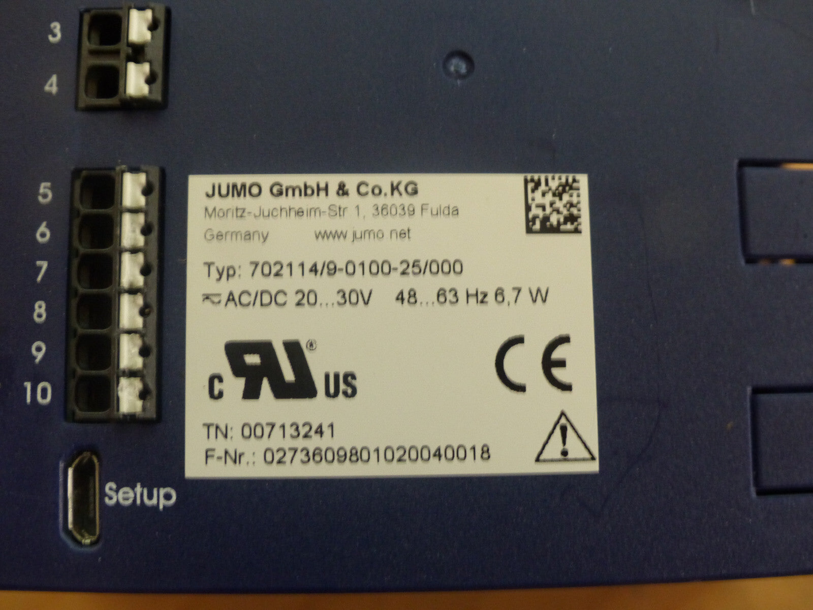 Jumo  702114/9-0000-25/000