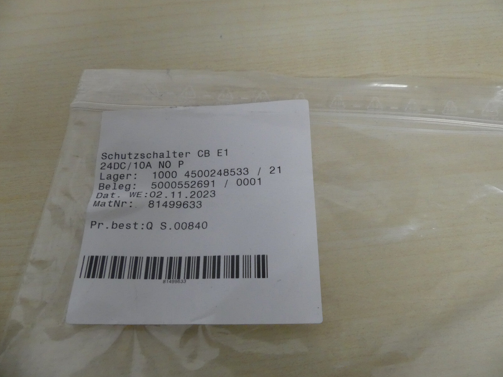 Phoenix Contact Geräteschutzschalter CB E1 24DC/10A NO P Leitungsschutzschalter