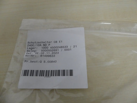 Phoenix Contact Geräteschutzschalter CB E1 24DC/10A NO P Leitungsschutzschalter