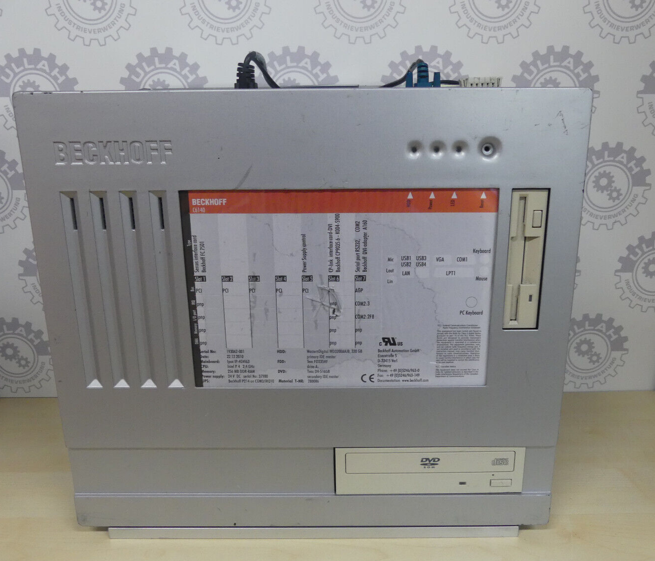BECKHOFF PC6140, leicht beschädigt s. Bilder