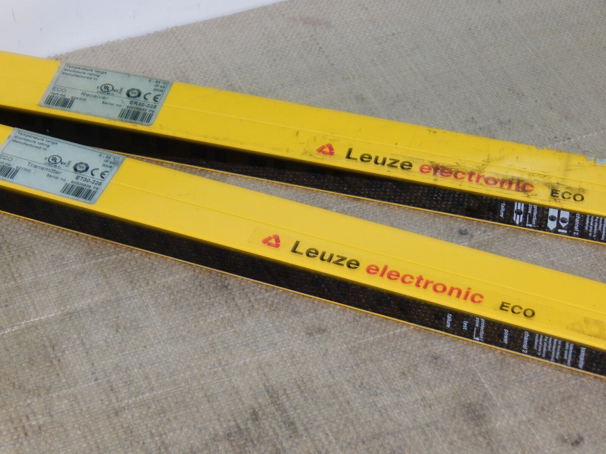 Leuze Lumiflex Receiver + Transmitter ET30-225 + ER30-225 used
