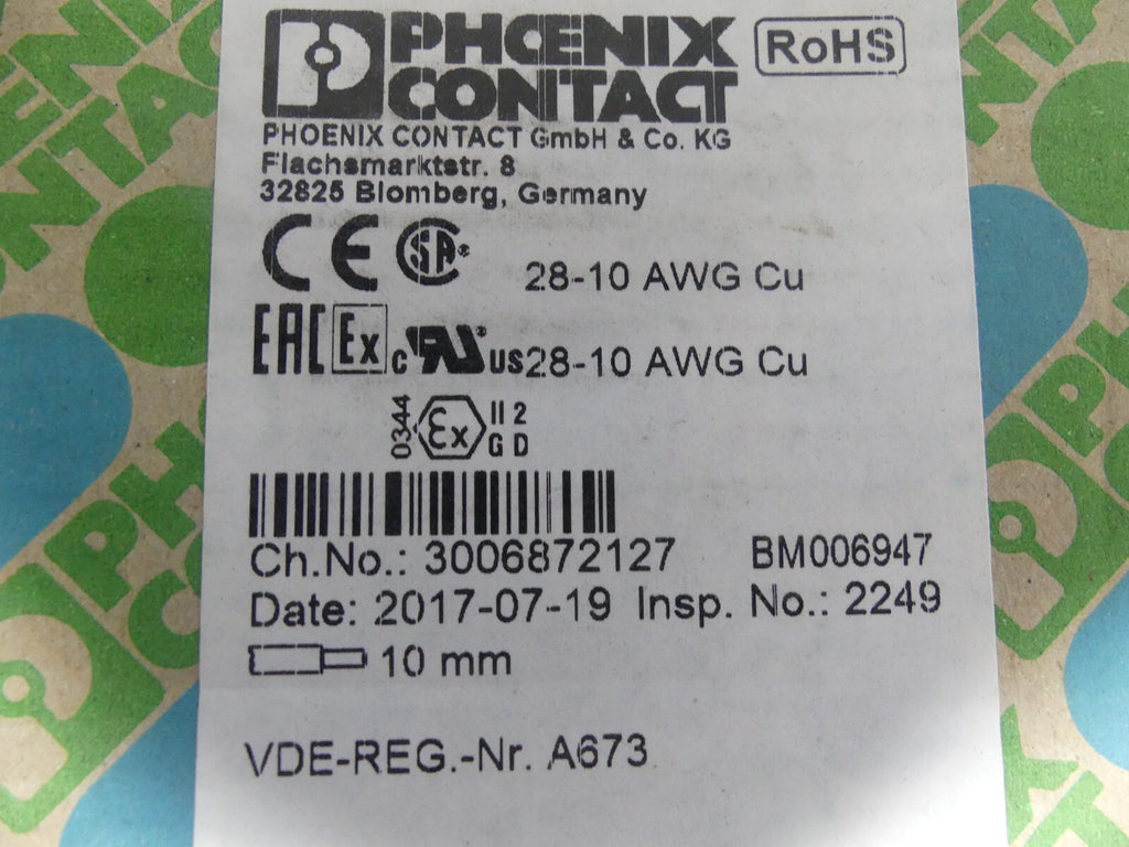 50xPhoenix Contact ST 4-TWIN-PE