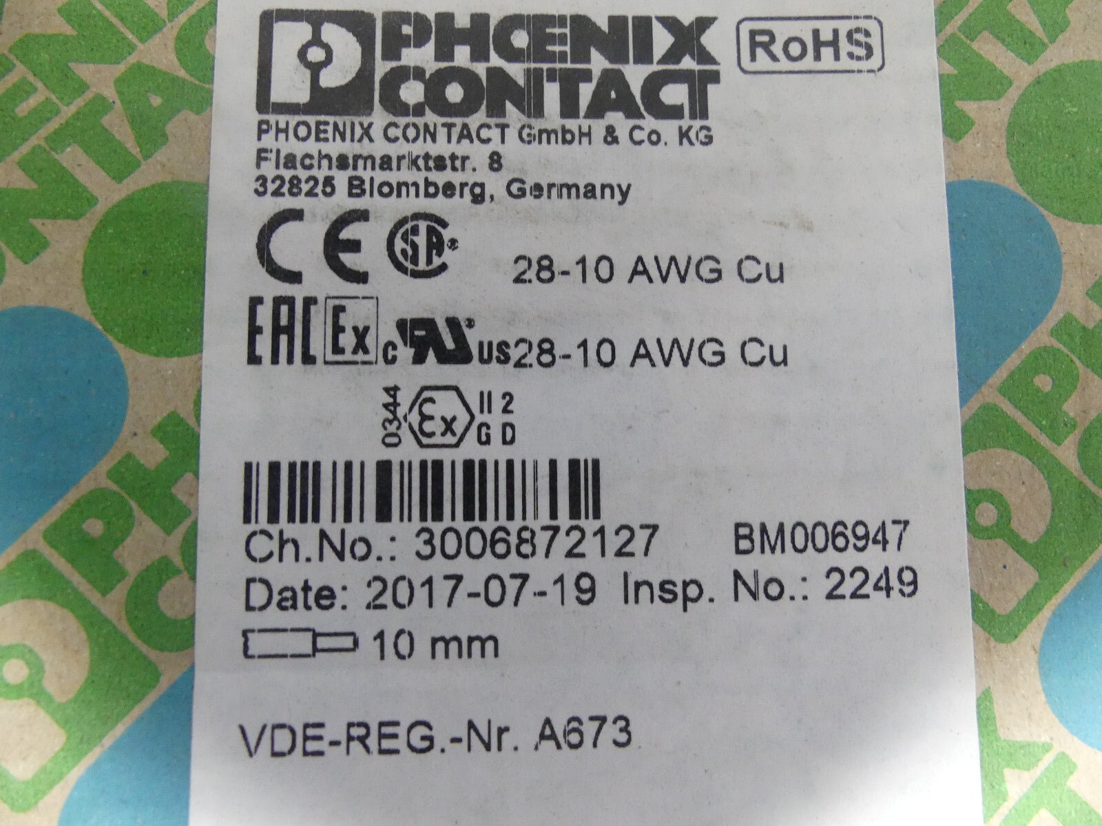 50xPhoenix Contact ST 4-TWIN-PE