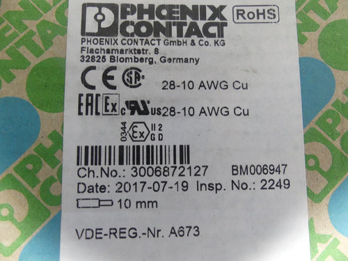 50xPhoenix Contact ST 4-TWIN-PE