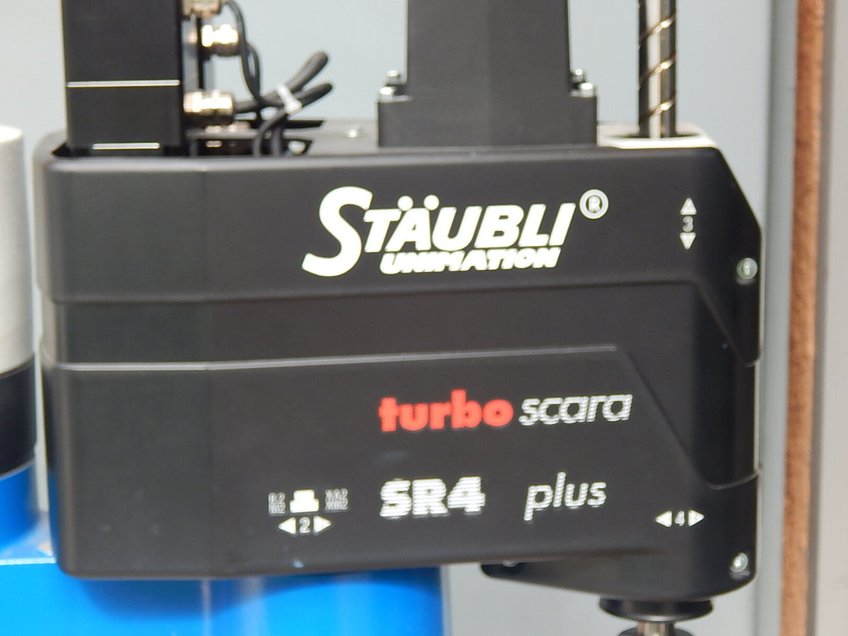  Stäubli Schwenkarmroboter turbo SCARA SR4 plus Steuereinheit 