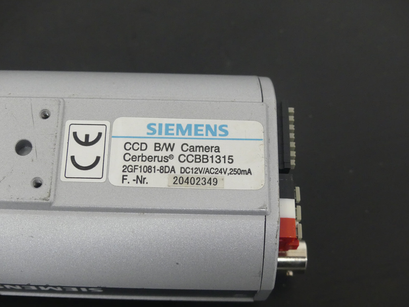 Siemens CCD B / W Cerberus  Camera