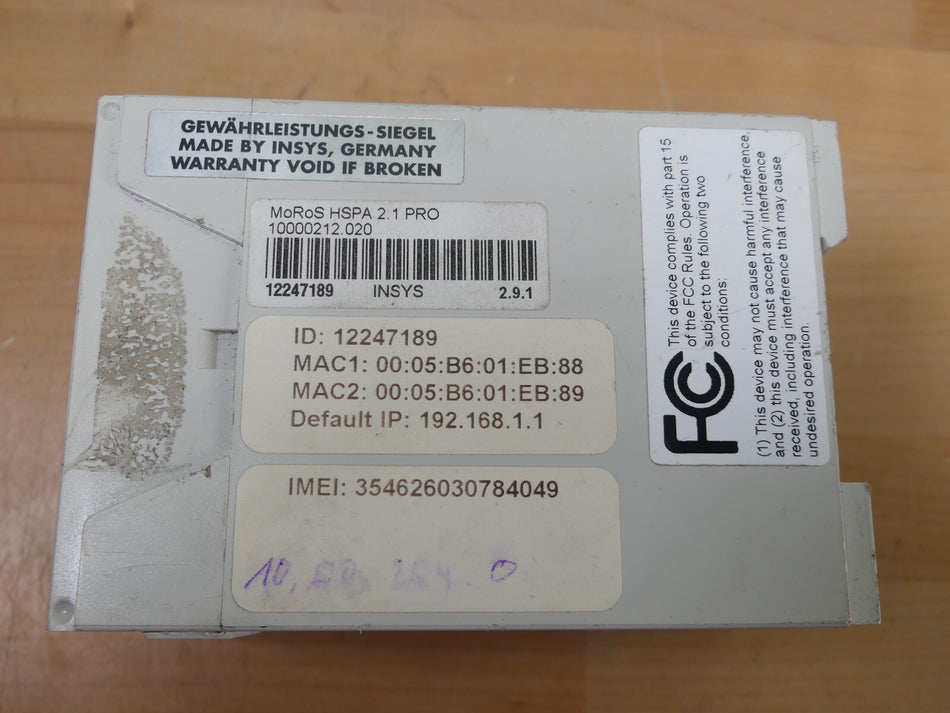 INSYS INS MoRos HSPA 2.1 PRO  10000212.026