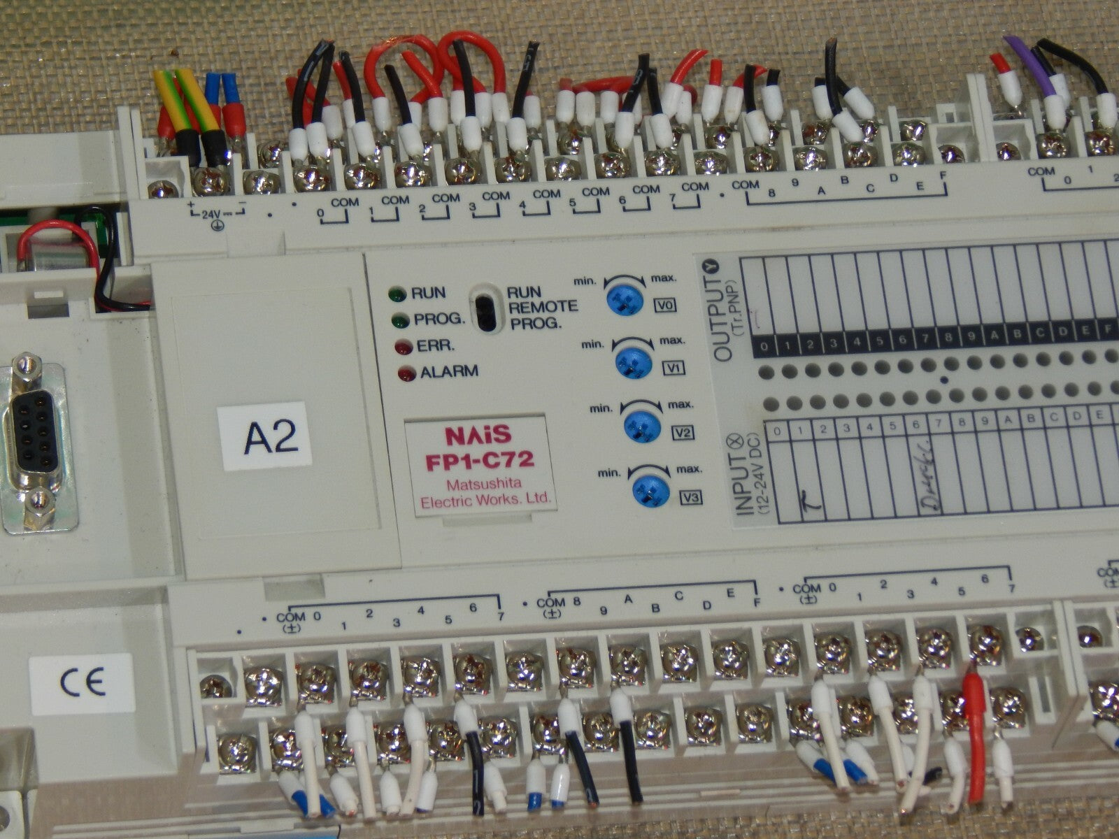  Matsushita Electric Works NAIS FP1 Control Unit FP1-C72 // AFP12753C-F