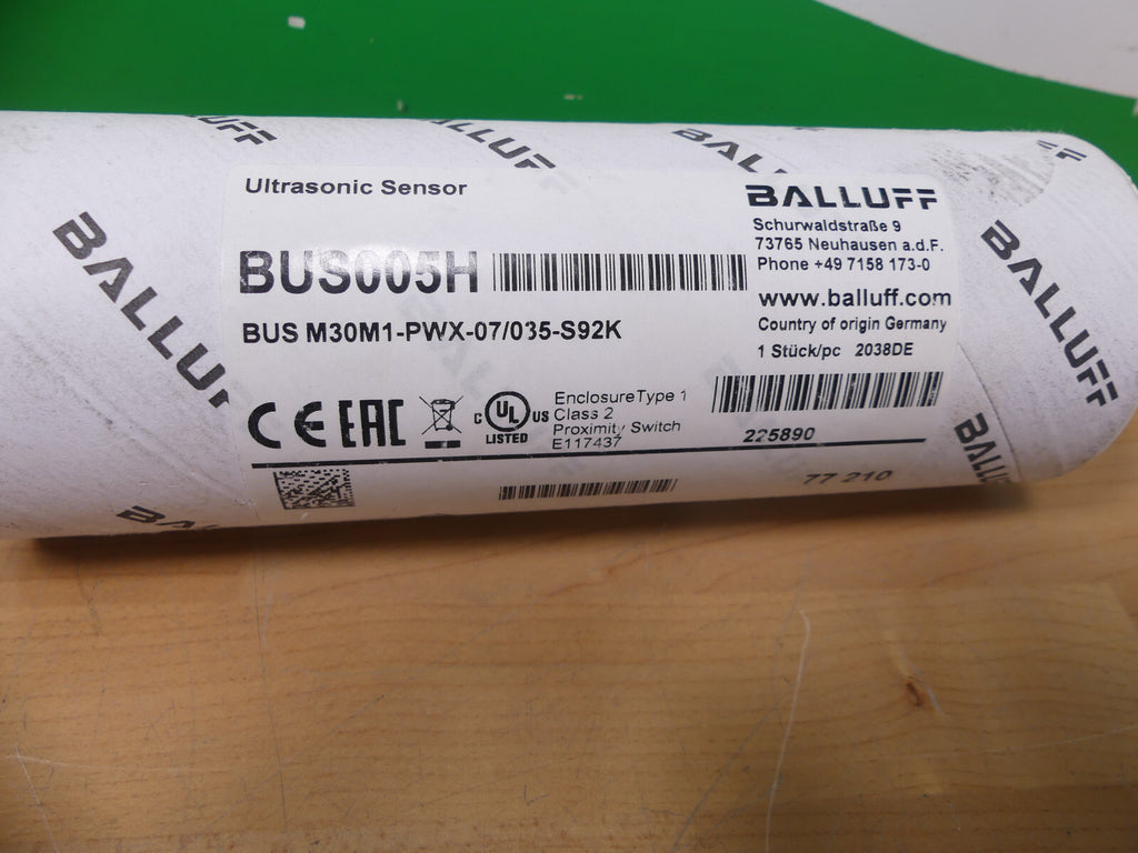 Balluff BUS005F Ultraschallsensor BUS M30M1-PWX-07/035-S92K