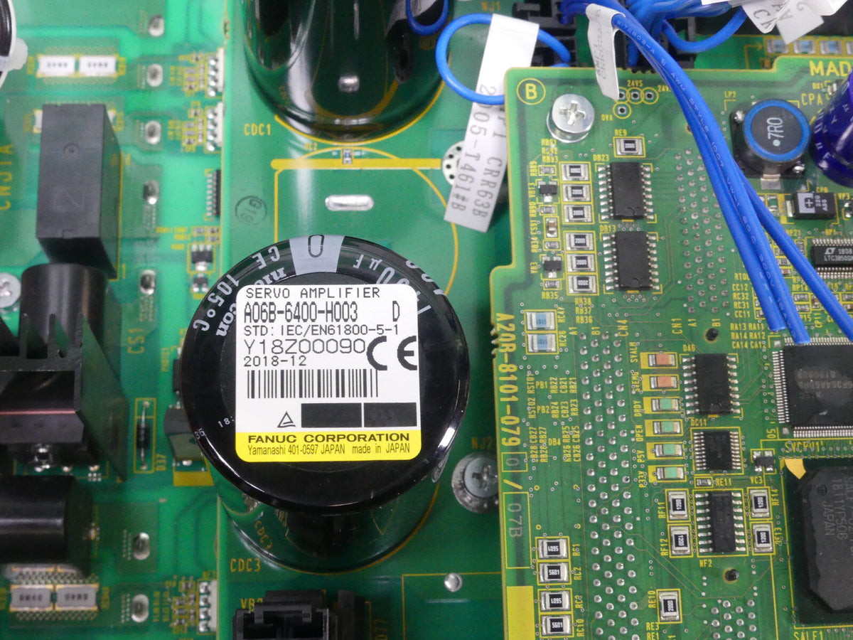 FANUC Servoverstärker A06B-6400-H005, A20B-8101-079,A20B-8101-081,A20B-2102-040