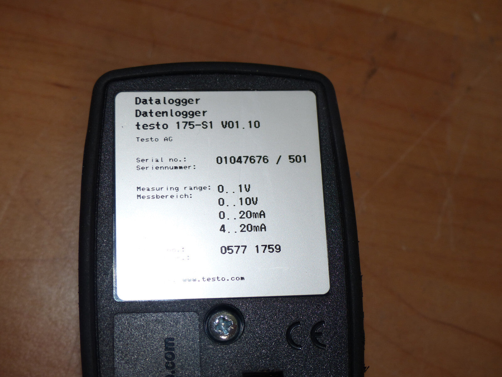 testo 175-s1 v01.10 mit 05541770 serial-interface  datalogger used s.Bilder