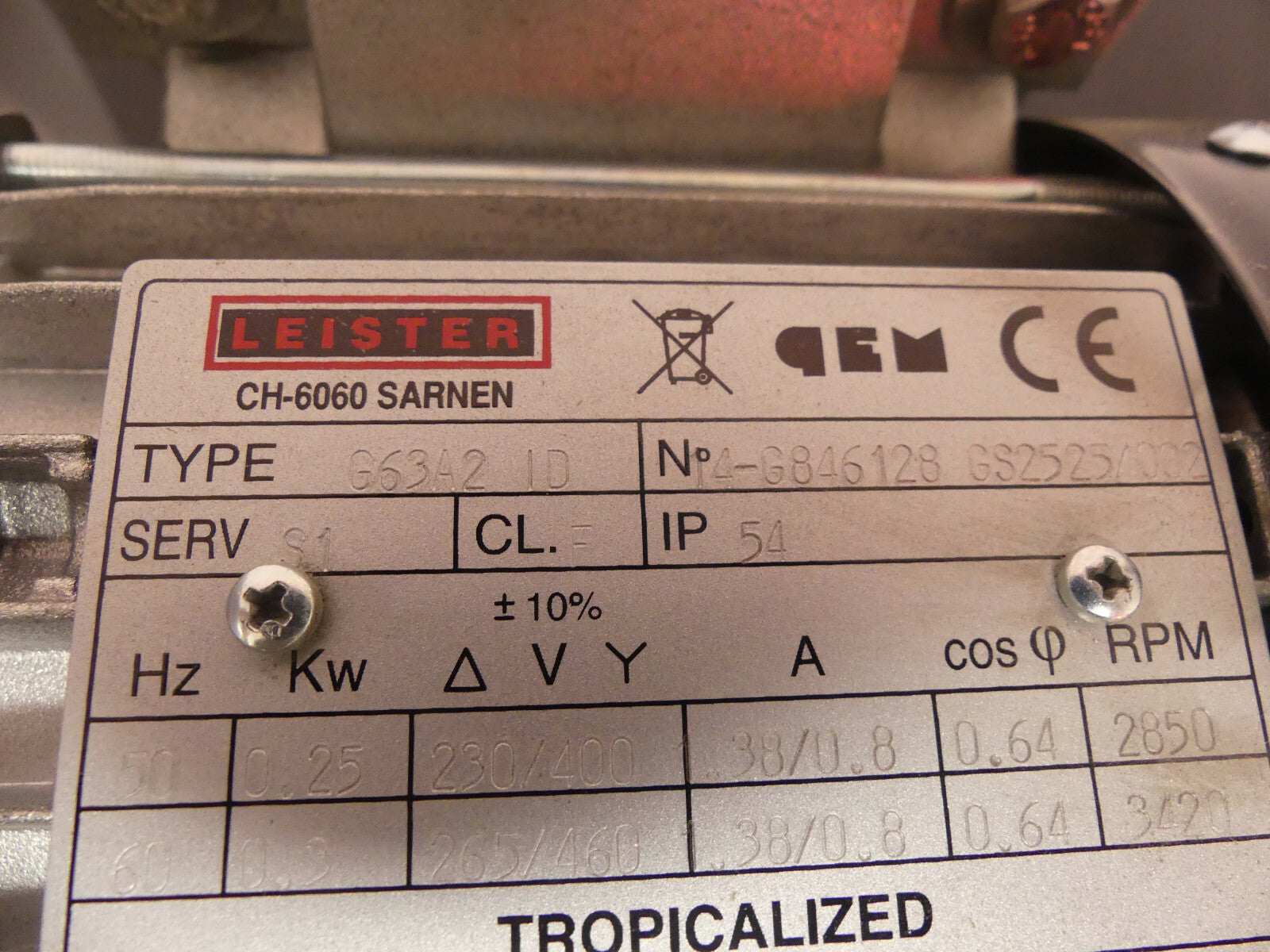 Leister Seitenkanalverdichter G63A2 ID