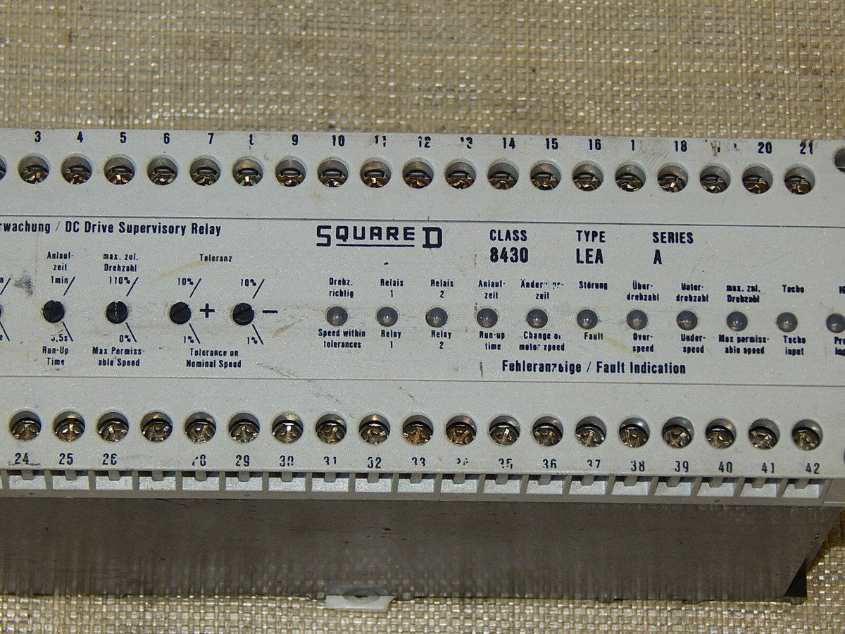  SQURRE D DC-Regelkreis-Überwachung Type.LEA Class 8430 
