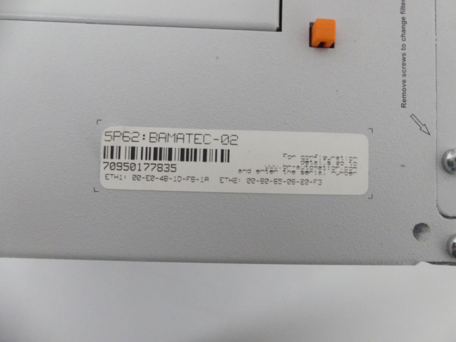 Automation PC B&R 5p62:BAMATEC-02 - S.Bilder