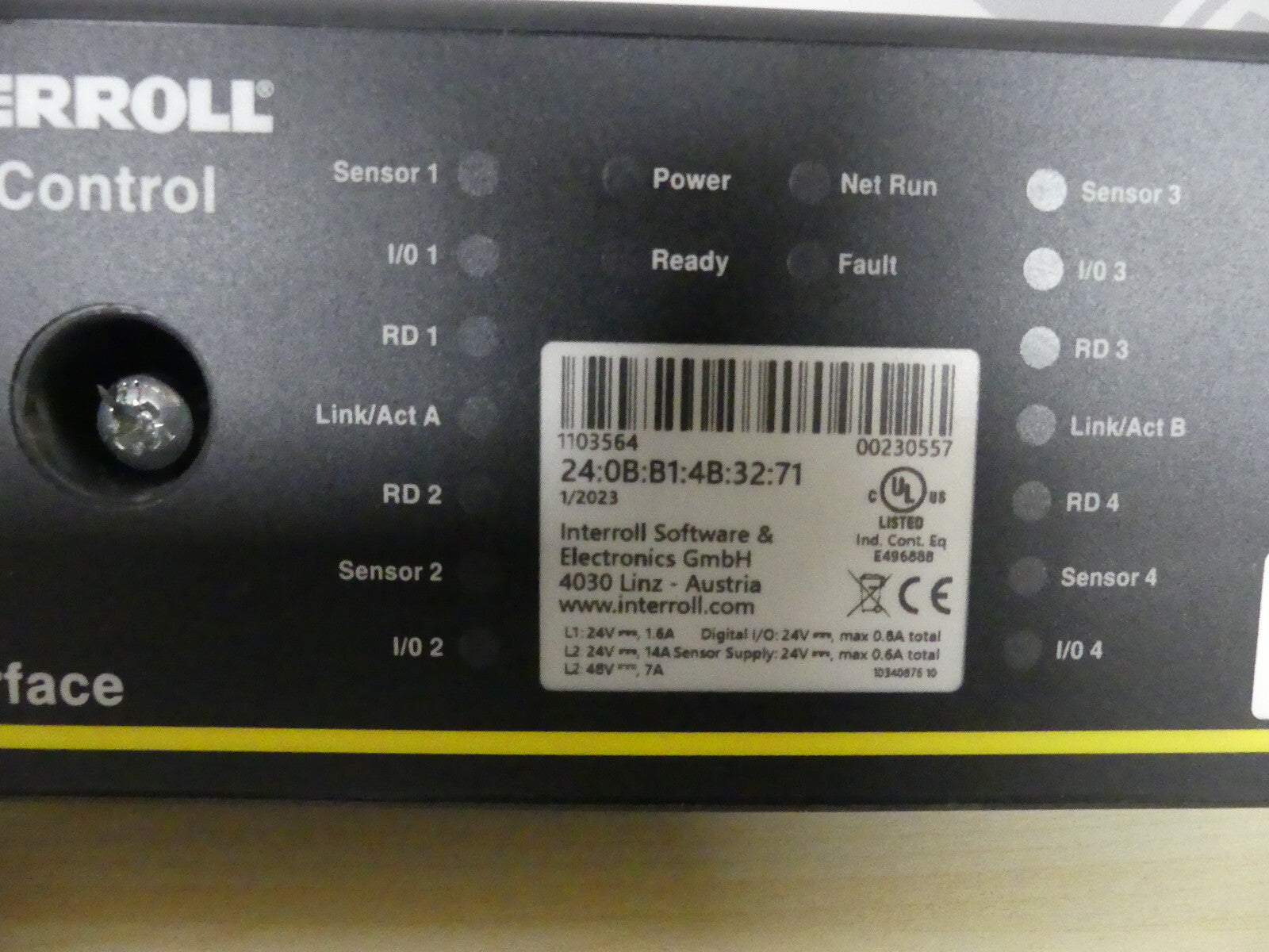 Interroll MultiControl 1103564 Bus Interface
