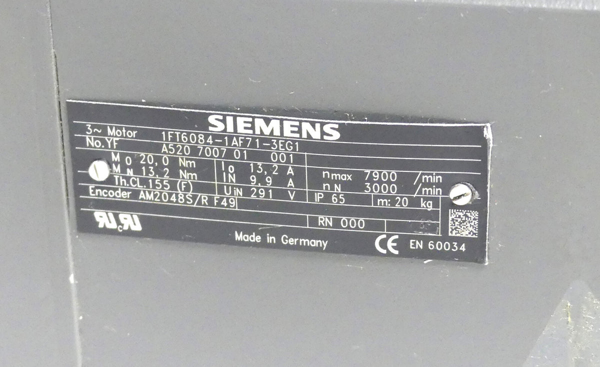 Siemens  1FT6084-1AF71-3EG1